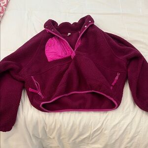 Free People “Hit The Slopes Fleece Pullover”
